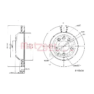 METZGER AUTOTEILE 6110434