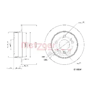 METZGER AUTOTEILE 6110041