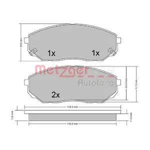 METZGER AUTOTEILE 1170539
