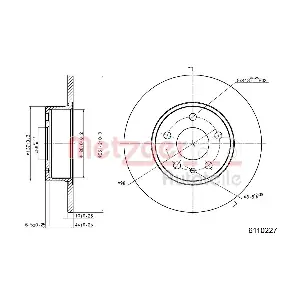 METZGER AUTOTEILE 6110227