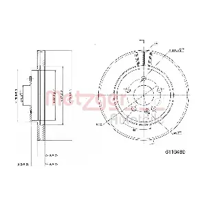 6110480 METZGER AUTOTEILE