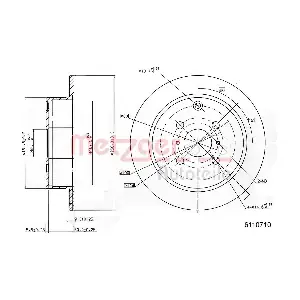 METZGER AUTOTEILE 6110710