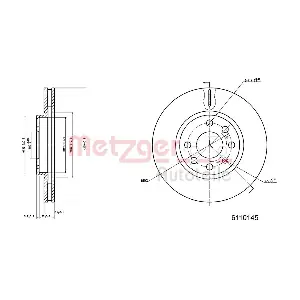 METZGER AUTOTEILE 6110145