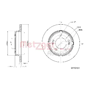 METZGER AUTOTEILE 6110751