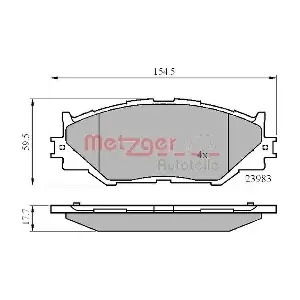 METZGER AUTOTEILE 1170867