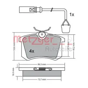 METZGER AUTOTEILE 1170174