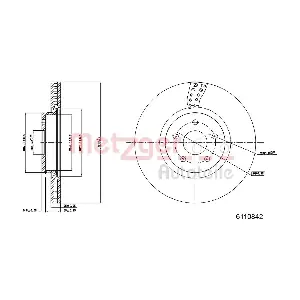 METZGER AUTOTEILE 6110842