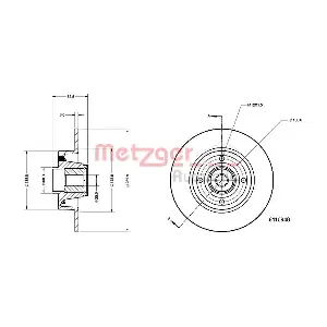 METZGER AUTOTEILE 6110946