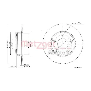 6110308 METZGER AUTOTEILE