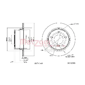 METZGER AUTOTEILE 6110288