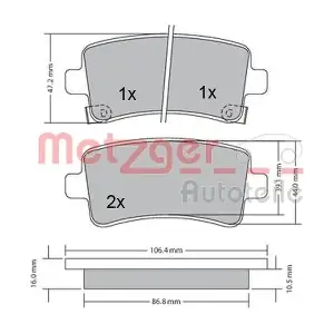 METZGER AUTOTEILE 1170152