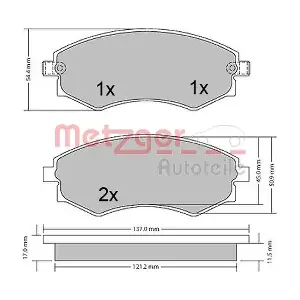 METZGER AUTOTEILE 1170394