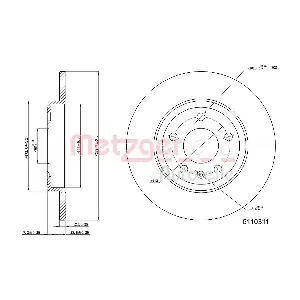 6110311 METZGER AUTOTEILE