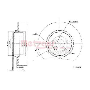 6110411 METZGER AUTOTEILE
