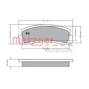 METZGER AUTOTEILE 1170511