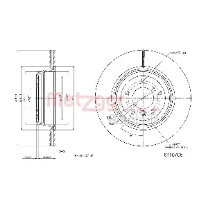 METZGER AUTOTEILE 6110705