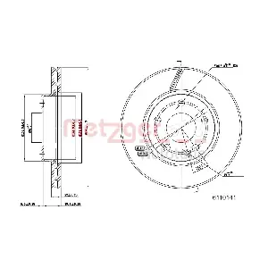 METZGER AUTOTEILE 6110141