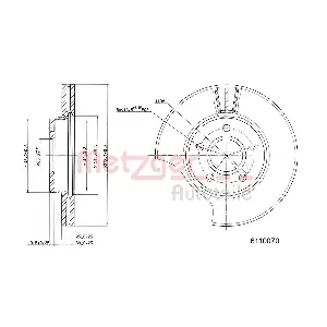 METZGER AUTOTEILE 6110070