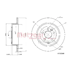 METZGER AUTOTEILE 6110366