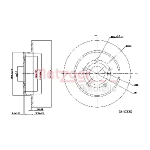 METZGER AUTOTEILE 6110330