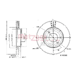 METZGER AUTOTEILE 6110360