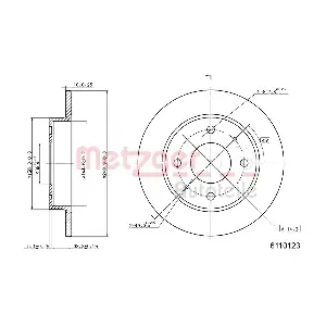 METZGER AUTOTEILE 6110123