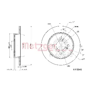 METZGER AUTOTEILE 6110646