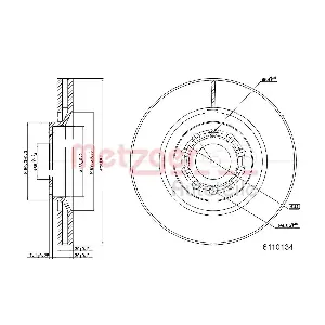 METZGER AUTOTEILE 6110134