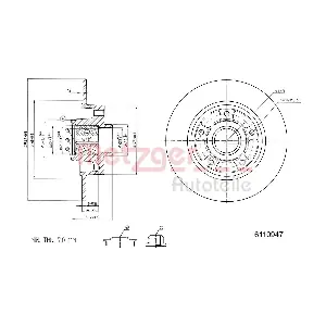 METZGER AUTOTEILE 6110947