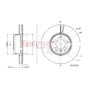 6110208 METZGER AUTOTEILE