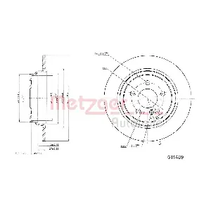 METZGER AUTOTEILE 6110489