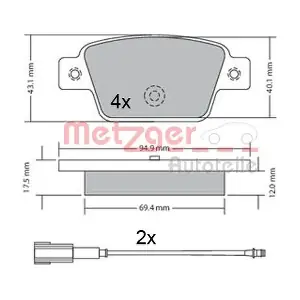 METZGER AUTOTEILE 1170682