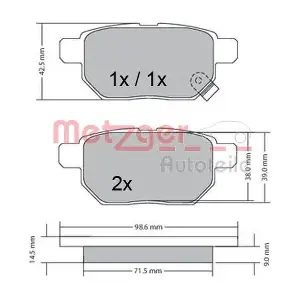 METZGER AUTOTEILE 1170444