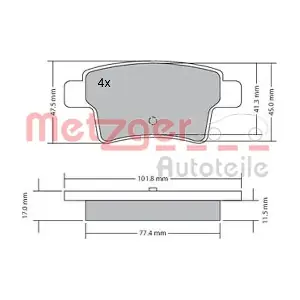 METZGER AUTOTEILE 1170264