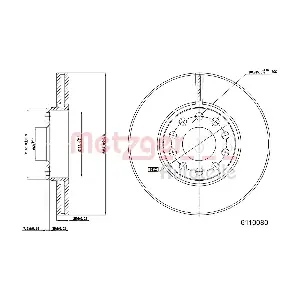 METZGER AUTOTEILE 6110080