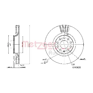 METZGER AUTOTEILE 6110629