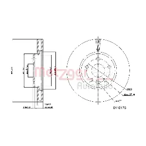 METZGER AUTOTEILE 6110176