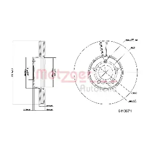 METZGER AUTOTEILE 6110671