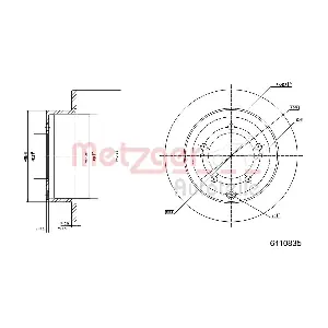 METZGER AUTOTEILE 6110835