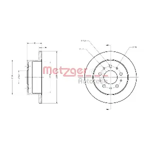 METZGER AUTOTEILE 6110163