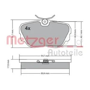 METZGER AUTOTEILE 1170316