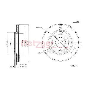 METZGER AUTOTEILE 6110173