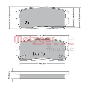 METZGER AUTOTEILE 1170256