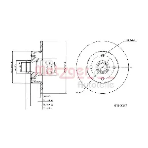 METZGER AUTOTEILE 6110087