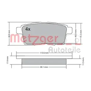 METZGER AUTOTEILE 1170686