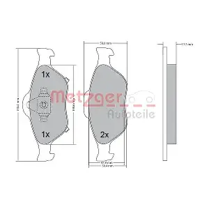 METZGER AUTOTEILE 1170287