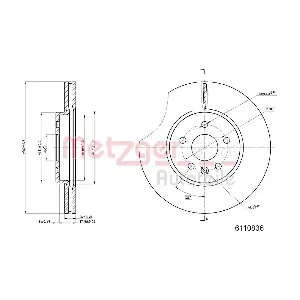 METZGER AUTOTEILE 6110836