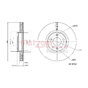 METZGER AUTOTEILE 6110765