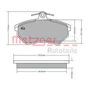 METZGER AUTOTEILE 1170095