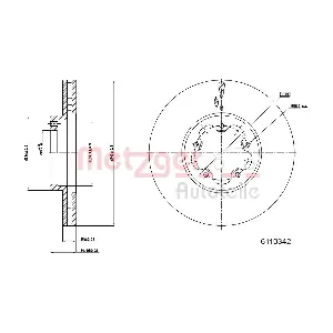 METZGER AUTOTEILE 6110342